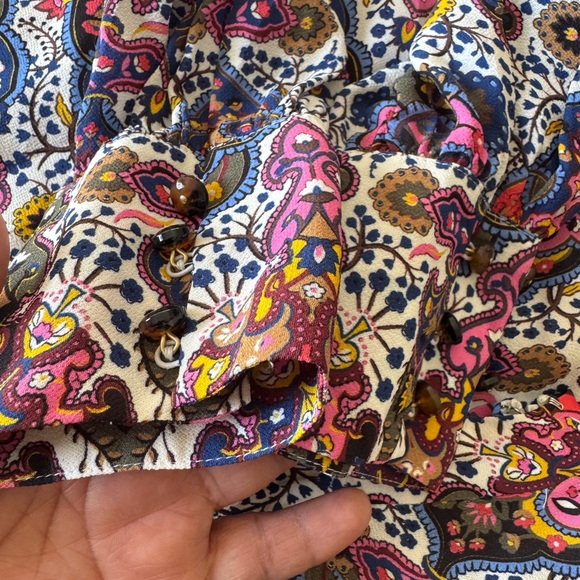 Veronica Beard Colorful Paisley Blouse - Picture 11 of 15